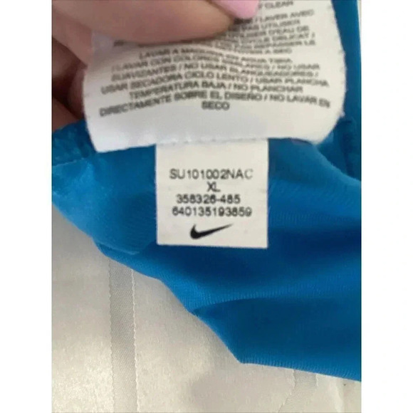 Nike Shirt Mens Extra Large Golf Polo  Blue Dry Fit Classic Collared Sport - Picture 4 of 8